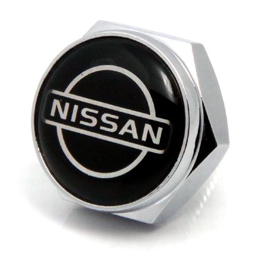 Stanniz(TM) 4 PCS of Nissan Stainless Steel License Plate Fastener Bolt Screw Nut