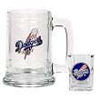 Los Angeles Dodgers MLB Boilermaker Set - Primary Logo by Great American Products