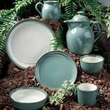 Noritake Concept I Stoneware - Sanibel Green Round Platter 12-in.