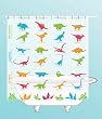 Dinosaurs Shower Curtain - EVA Vinyl