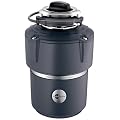 InSinkErator Evolution Cover Control 3/4 HP Household Food Waste Disposer (Grey)
