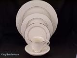 Lenox Courtyard Platinum Gravy Boat With Tray - 2 Pc