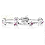 STUDIO 925: *BELOTTI HOT RUBY CZ BRACELET*
