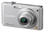Panasonic Lumix DMC-FS62EG-S Digitalkamera (10 Megapixel, 4-fach opt. Zoom, 6,4 cm (2,5 Zoll) Display, Bildstabilisator) silber