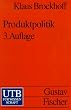 Produktpolitik.
