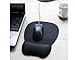 Suriora Memory Foam Mouse Pad,Ergonomic Design Wrist Comfort Mouse Pad for Computer/Pc (Black