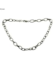 Fashion 925 Sterling Silver Chain Necklace Jewelry