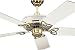 Craftmade Ceiling Fans CXL Model CXL52WB in White w/Polished Brass. Indoor fan.