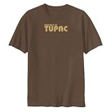 T-Shirt Brown  Property Of Tupac  Name