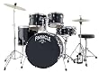 Ludwig Pinnacle Complete 5 piece Drumset by Ludwig, Gloss Black