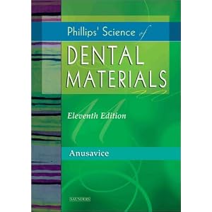 Click here to buy Phillips' Science of Dental Materials (Anusavice Phillip's Science of Dental... by Kenneth J. Anusavice DMD PhD.