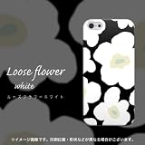 SoftBank iPhone5 アイフォン ハードケース・カバー ケースマーケット オリジナル 【ルーズフラワー Wh】