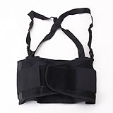 Support Belt Back Waist Brace Lift Heavy Weight - Black
