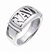 SilverBin Sterling Silver High Polish Cutout Navy Band Ring