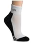 adidas Women's ClimaLite Quarter Sock, White/Black, 9-12, 2-Pack