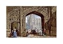 Canterbury Cathedral by Louise Rayner. Size 15.97 inches width by 10.33 inches height. High Quality Art Poster Print