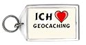 Ich liebe Geocaching Schl&uuml;sselhalter