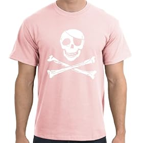 Pirate Skull (Black) T-Shirt