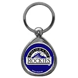 Set of 2 Colorado Rockies High-Polish Chrome Key Tag - MLB Baseball - Fan Shop