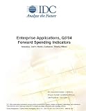 Review IDC Research  / Enterprise Applications, Q3'04 Forward Spending Indicators