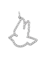 1/4 ct tw Diamond Dove Necklace
