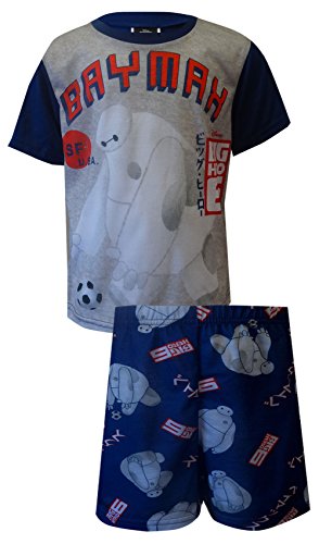 Disney Big Hero 6 Baymax Robot Navy Blue Pajama for Little Boys