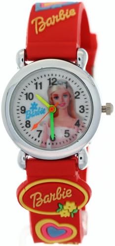TimerMall Barbie Doll Swim Water Resistant Kids Quartz Fashion Time Teacher Wristwatch