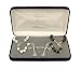 Black & White Beaded Wedding Rosary 8MM Glass Beads 20