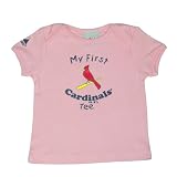 Majestic Infant Baby MLB St Louis Cardinals My First Tee T-Shirt - Pink (Size: 24M)