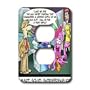 Londons Times Fish Fishing Deep Beneath Cartoons - Squid Entrepreneurs - Light Switch Covers - 2 plug outlet cover