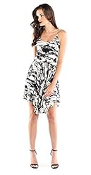 Petite General Print Spaghetti Strap  Dress