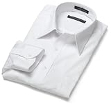 Geoffrey Beene Mens Long Sleeve Wrinkle Free Fitted Broadcloth Solid Shirt