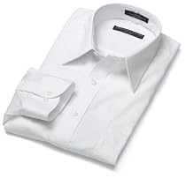 Geoffrey Beene Men's Long Sleeve Wrinkle Free Fitted Broadcloth Solid Shirt