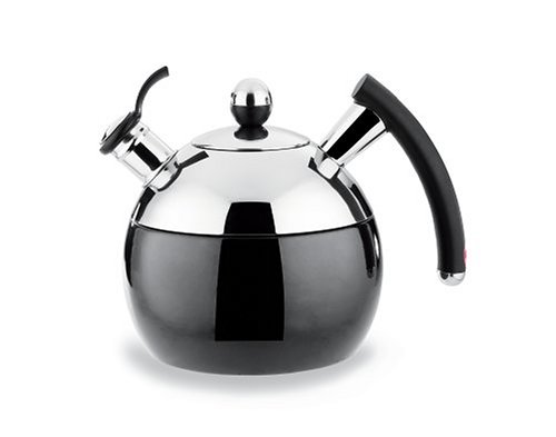 "Copco Divello 2-Quart Tea Kettle, Stainless Steel and Enamel on Steel" "Copco Divello 2-Quart Tea Kettle, Stainless Steel and Enamel on Steel"