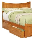 Atlantic Furniture P-96857 Manhattan King Headboard in Caramel Latte