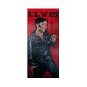 36x79x90 STRAND Bamboo BEAD CURTAIN/Room Dividor ELVIS BLACK LEATHER