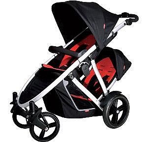 Phil and Teds Verve WITH Second Seat-Red/Black