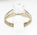 14k Traditional Cubic Zirconia CZ Engagement Ring - Size 6.0