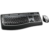 Microsoft - Wireless Laser Desktop 6000 V3 -  Ensemble clavier Azerty/souris sans fil optique - Noir et gris