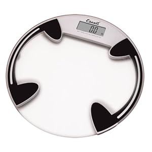Escali B180RC Glass Platform Bathroom Scale