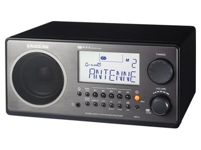 Sangean WR-2 Digital AM/FM Tabletop Radio, Black - WR-2BK