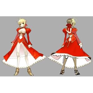 Red Saber Swordsman Outfit 2nd Version Set Small