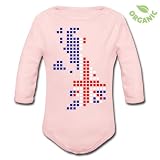 pixelland, UK Großbritannien, Baby Bio-Langarm-Body, rosa, 3 Monate Produktbild