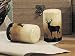 DEER lodge cabin SALT and & PEPPER SHAKERS tableware