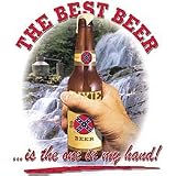 Best Beer In My Hand Rebel Adult T-Shirt