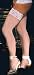 Lace Top Thigh Hi Stockings 3 Colors Black Red or White