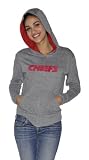 NFL Women's Kansas City Chiefs Tried and True Hoody (Heather Grey, Small)