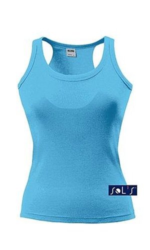 Produkt-Bild: Damen Tank Top Coconut Racerback Vest. &Auml;rmelloses T-Shirt in 12 Farben und den Gr&ouml;ssen S, M, L und XL