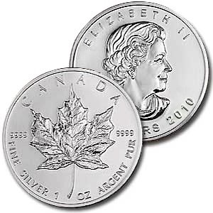 2010 Canadian (1 oz) Silver Maple Leaf