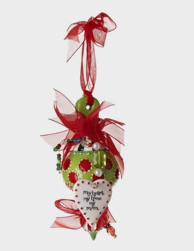 Just Too Cute Holiday Ornament - Mom